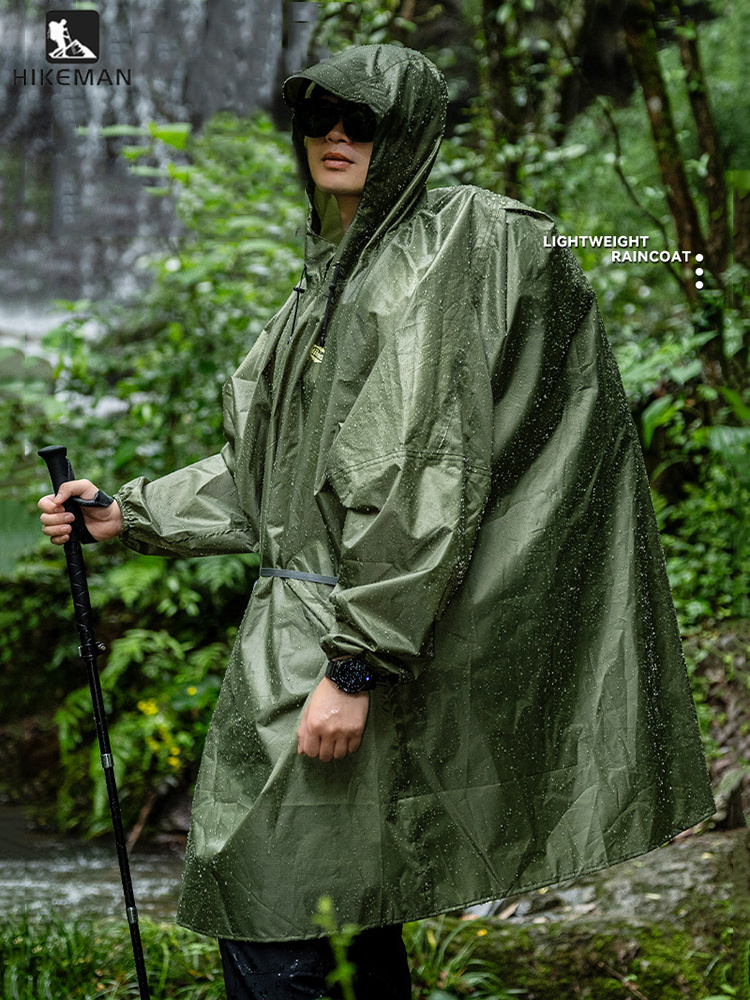 Rain Cover Backpack - 초경량 지퍼 레인코트 210T 폴리에스터 방수