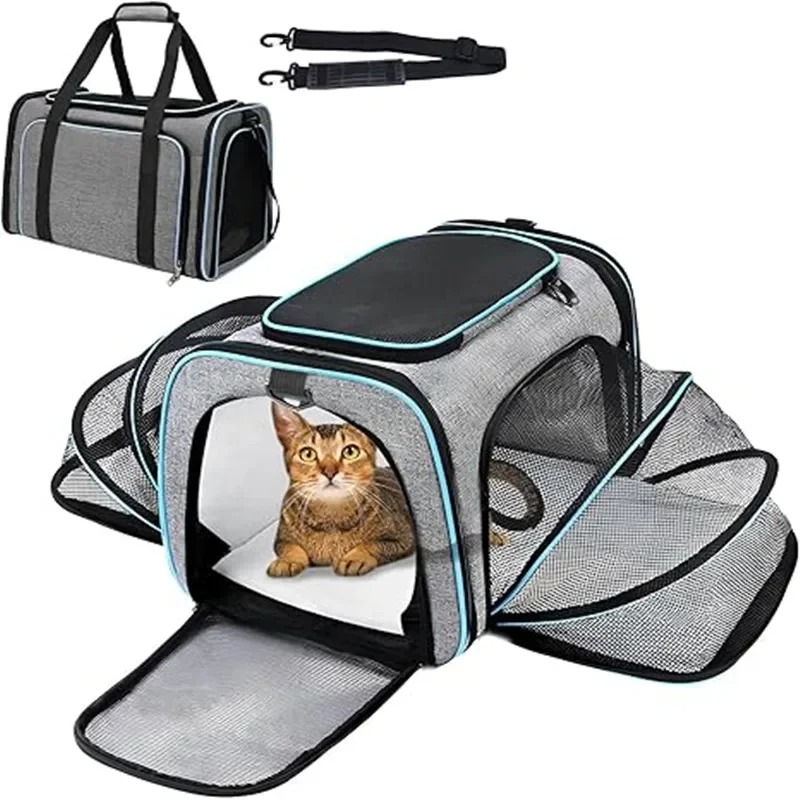 Foldable Backpack Small - 휴대용 통기성 접이식 고양이 및 소형견