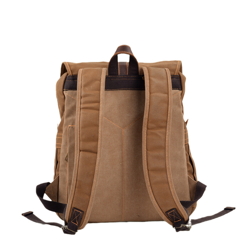 새로운 왁스 캔버스 남성용 백팩, 캠핑, 아웃도어, 하 - Canvas Backpack Casual 리뷰 및 가격