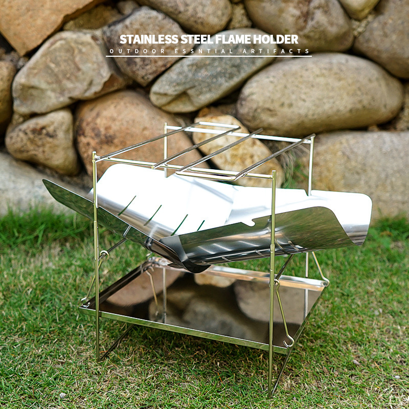 목재 굽기 캠핑 스토브 휴대용 접이식 야외 요리 스토브 - Foldable Backpack Small 리뷰 및 가격